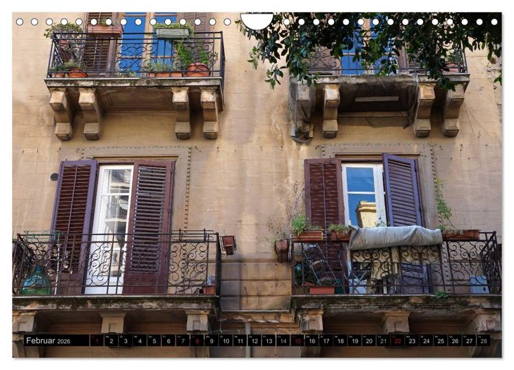 Produktbild: Palermo - Impressionen (Wandkalender 2026 DIN A4 quer), CALVENDO Monatskalender