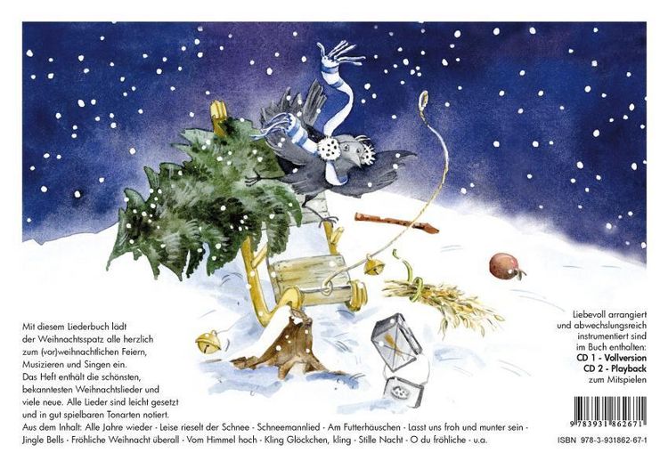 Produktbild: Der Weihnachtsspatz (mit Begleit-CD)