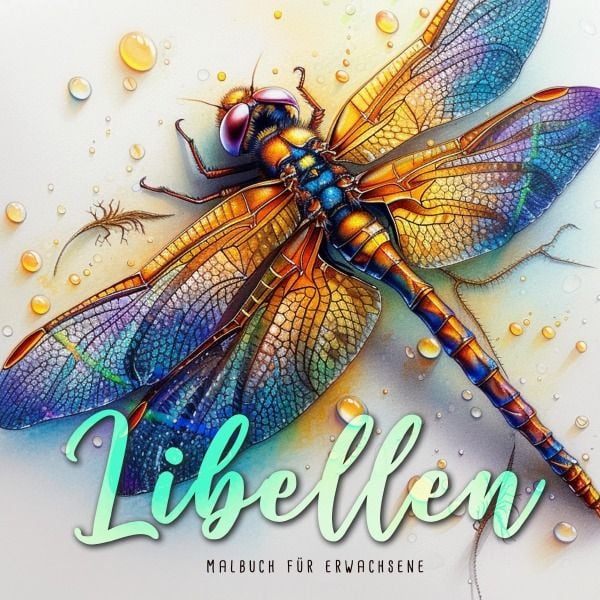 Produktbild: Libellen Malbuch f&uuml;r Erwachsene