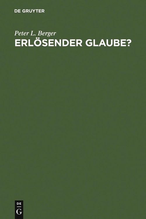 Produktbild: Erl&ouml;sender Glaube?