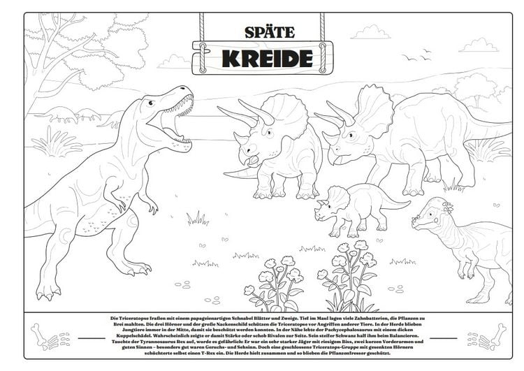 Produktbild: Mein extra gro&szlig;es Malbuch - Dinosaurier