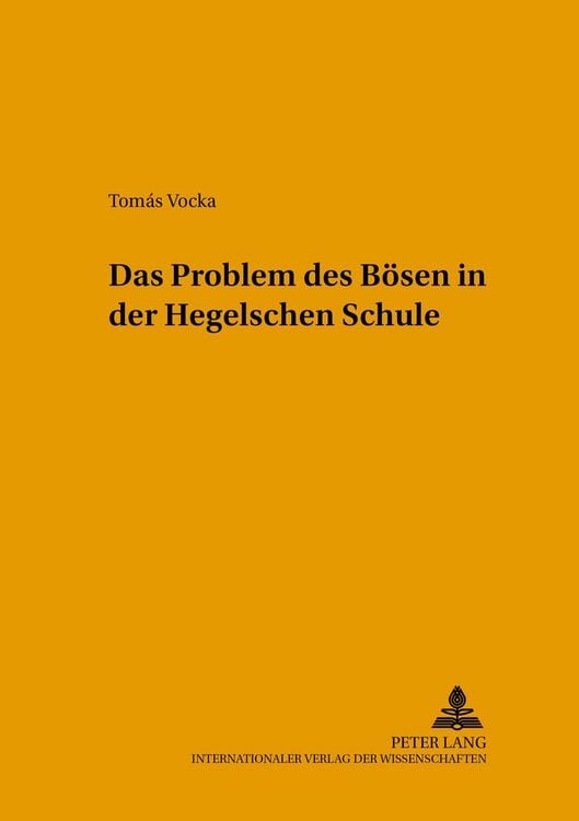 Produktbild: Das Problem des B&ouml;sen in der Hegelschen Schule