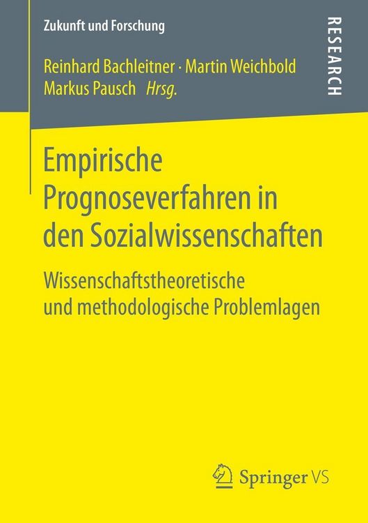 Produktbild: Empirische Prognoseverfahren in den Sozialwissenschaften