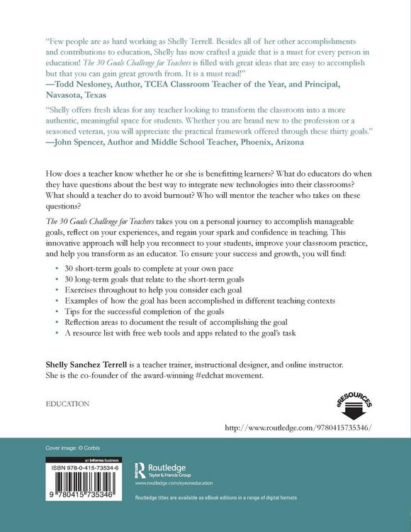 Produktbild: The 30 Goals Challenge for Teachers