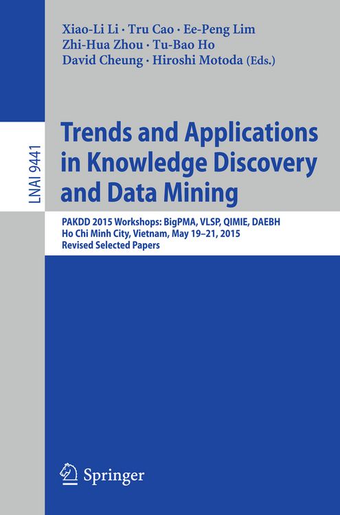 Produktbild: Trends and Applications in Knowledge Discovery and Data Mining