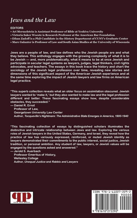 Produktbild: Jews and the Law