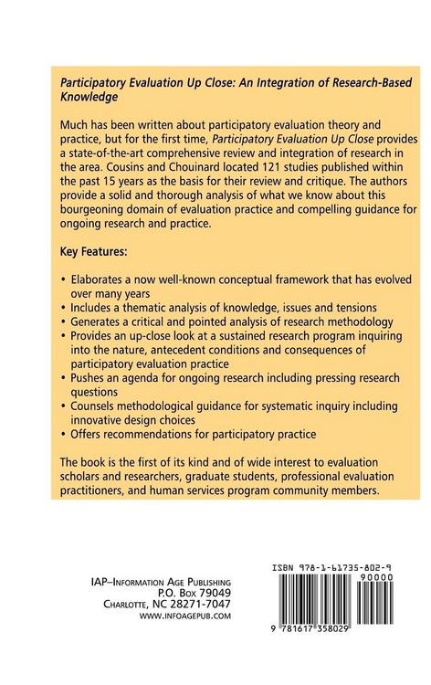 Produktbild: Participatory Evaluation Up Close