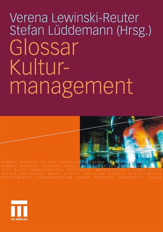 Produktbild: Glossar Kulturmanagement