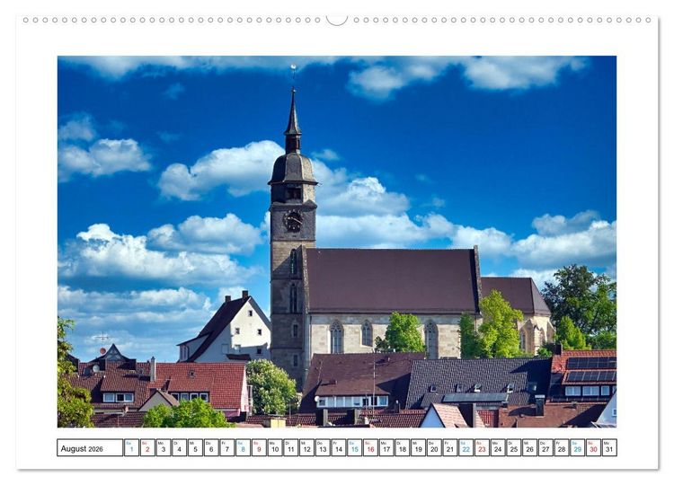 Produktbild: B&ouml;blingen und Sch&ouml;nbuch (hochwertiger Premium Wandkalender 2026 DIN A2 quer), Kunstdruck in Hochglanz