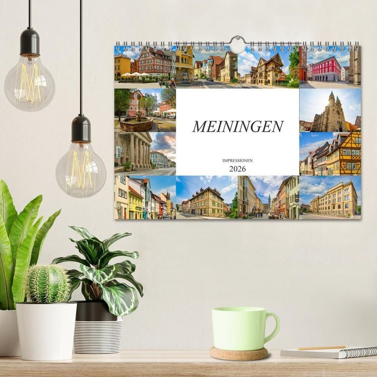 Produktbild: Meiningen Impressionen (Wandkalender 2026 DIN A4 quer), CALVENDO Monatskalender