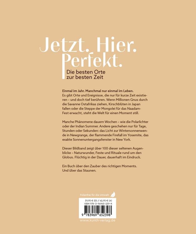 Produktbild: KUNTH Bildband Jetzt. Hier. Perfekt.
