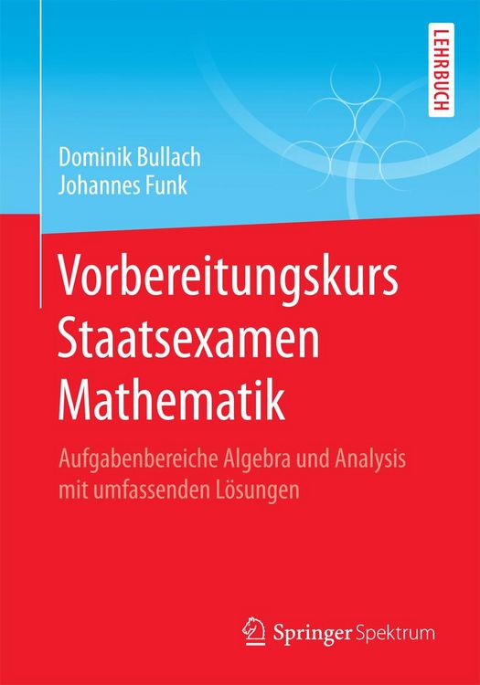 Produktbild: Vorbereitungskurs Staatsexamen Mathematik