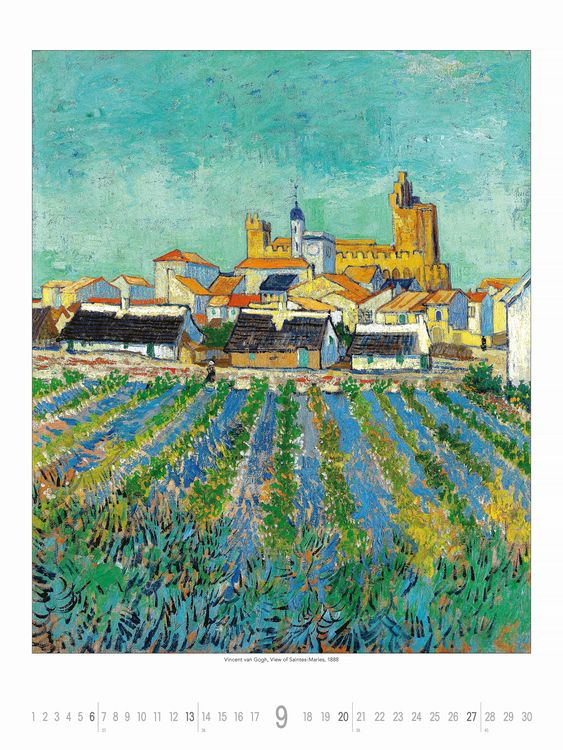 Produktbild: Vincent van Gogh 2025 - Bild-Kalender 42x56 cm - Kunst-Kalender - Wand-Kalender - Malerei - Alpha Edition