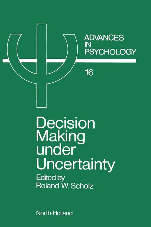 Produktbild: Decision Making under Uncertainty