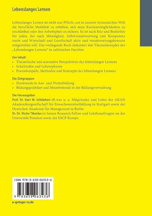 Produktbild: Lebenslanges Lernen