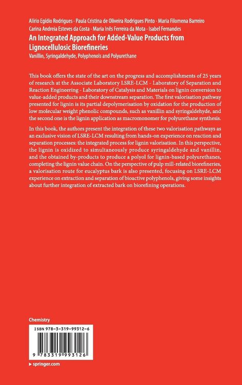 Produktbild: An Integrated Approach for Added-Value Products from Lignocellulosic Biorefineries
