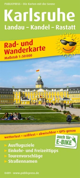 Produktbild: Karlsruhe, Landau - Kandel - Rastatt . 1:50 000