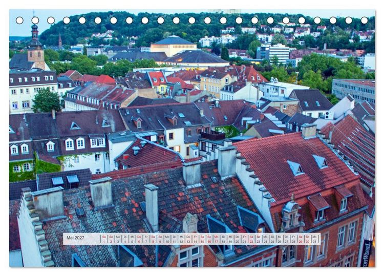 Produktbild: Saarland Impressionen & Ansichten (Tischkalender 2027 DIN A5 quer), CALVENDO Monatskalender