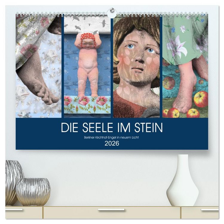 Produktbild: DIE SEELE IM STEIN (hochwertiger Premium Wandkalender 2026 DIN A2 quer), Kunstdruck in Hochglanz