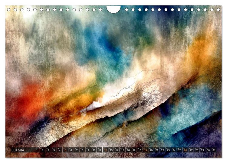 Produktbild: Spiel der Farben und Formen (Wandkalender 2026 DIN A4 quer), CALVENDO Monatskalender