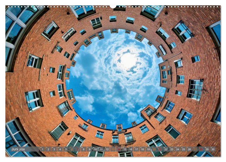 Produktbild: Fisheye Fotografie (Wandkalender 2026 DIN A2 quer), CALVENDO Monatskalender