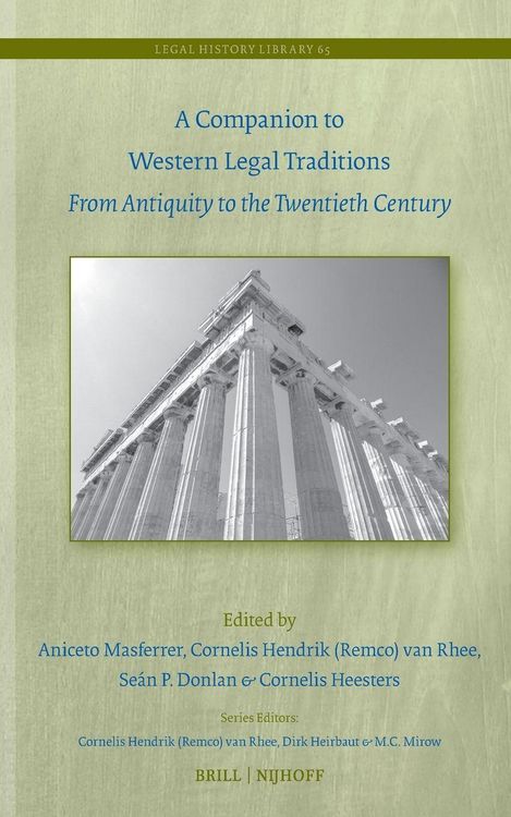 Produktbild: A Companion to Western Legal Traditions