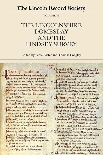 Produktbild: The Lincolnshire Domesday and the Lindsey Survey