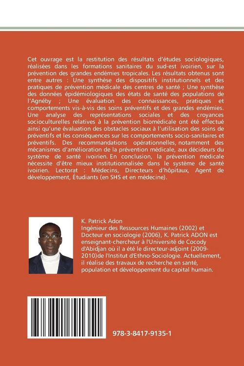 Produktbild: La sant&eacute; pr&eacute;ventive dans le sud-est ivoirien: