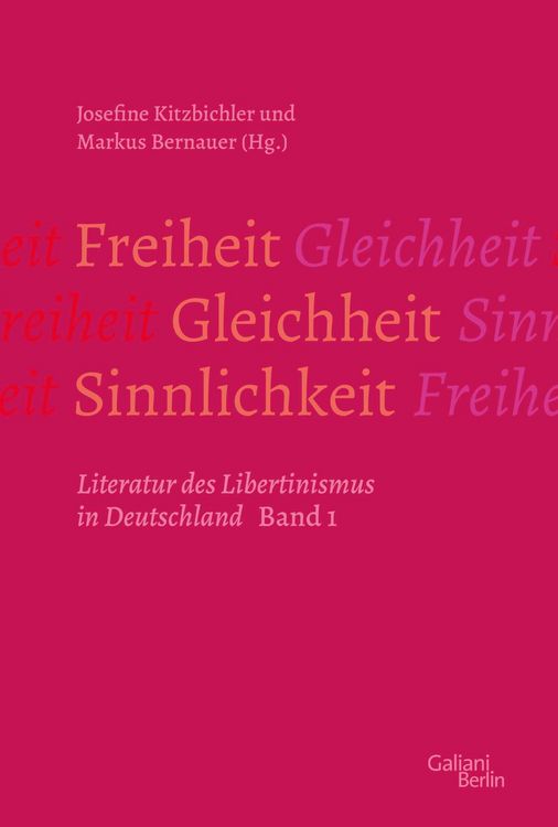 Produktbild: Freiheit - Gleichheit - Sinnlichkeit