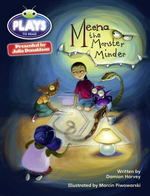 Produktbild: Bug Club Julia Donaldson Plays Grey/3A-4C Meena the Monster Minder