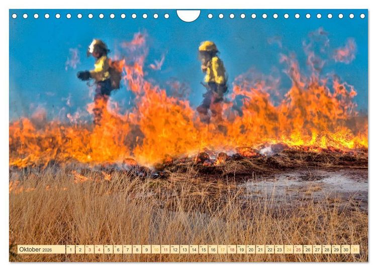 Produktbild: Feuerwehr - Eins&auml;tze (Wandkalender 2026 DIN A4 quer), CALVENDO Monatskalender
