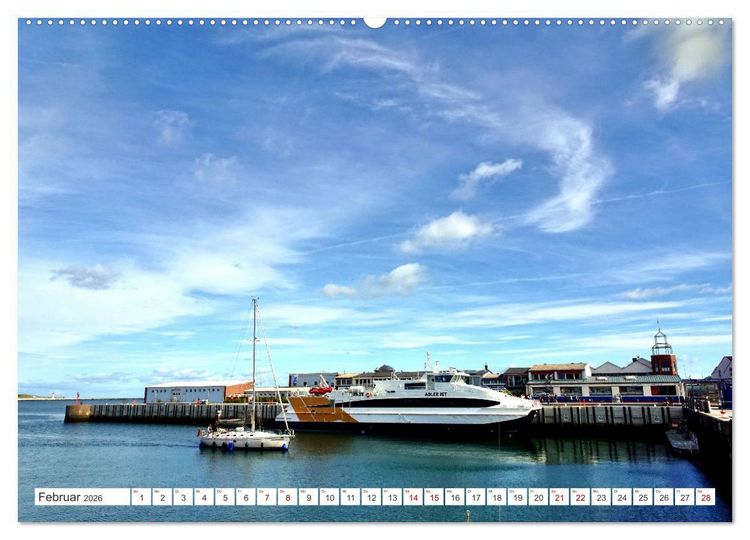 Produktbild: Helgoland Highlights (Wandkalender 2026 DIN A2 quer), CALVENDO Monatskalender