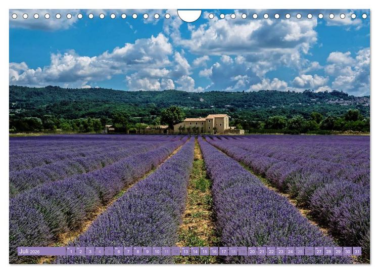 Produktbild: Ein Sommer in der Provence: Luberon und Vaucluse (Wandkalender 2026 DIN A4 quer), CALVENDO Monatskalender