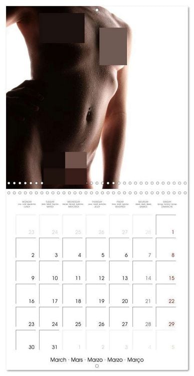Produktbild: Eau Nue (Calendrier mural carr&eacute; 2026 30x30 cm) Calendrier double avec une page pour vos prises de notes