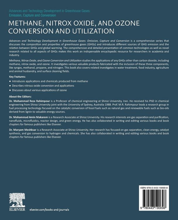 Produktbild: Advances and Technology Development in Greenhouse Gases