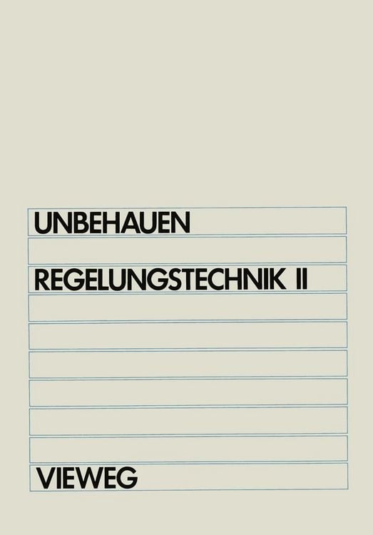 Produktbild: Regelungstechnik II