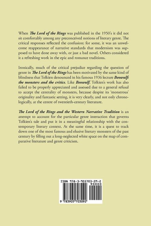 Produktbild: The Lord of the Rings and the Western Narrative Tradition