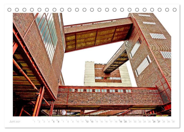 Produktbild: Zeche Zollverein. Weltkulturerbe. (Tischkalender 2027 DIN A5 quer), CALVENDO Monatskalender