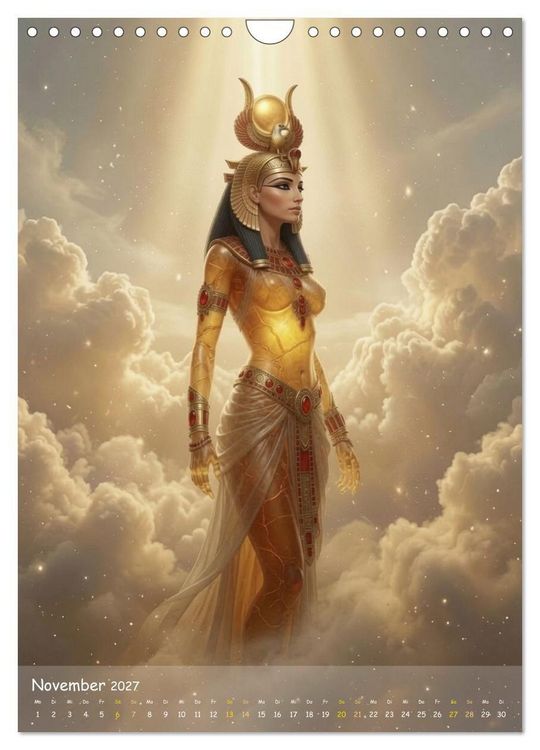 Produktbild: Die G&ouml;ttlichen W&auml;chter &Auml;gyptens (Wandkalender 2027 DIN A4 hoch), CALVENDO Monatskalender
