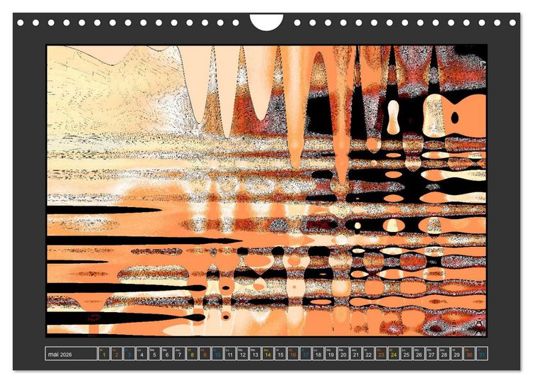 Produktbild: Art palette terre (Calendrier mural 2026 DIN A4 vertical), CALVENDO calendrier mensuel