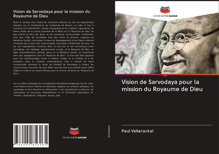 Produktbild: Vision de Sarvodaya pour la mission du Royaume de Dieu