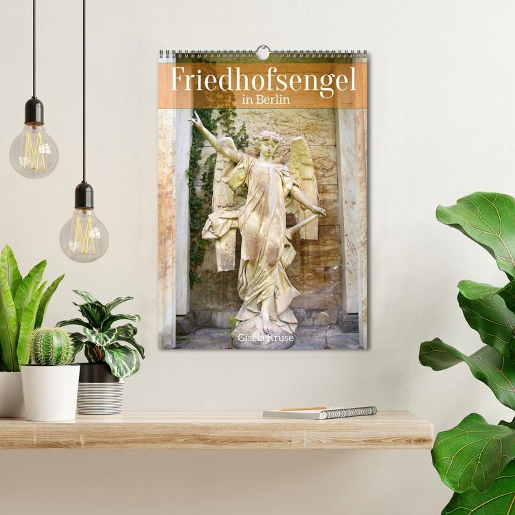 Produktbild: Friedhofsengel in Berlin (Wandkalender 2026 DIN A3 hoch), CALVENDO Monatskalender