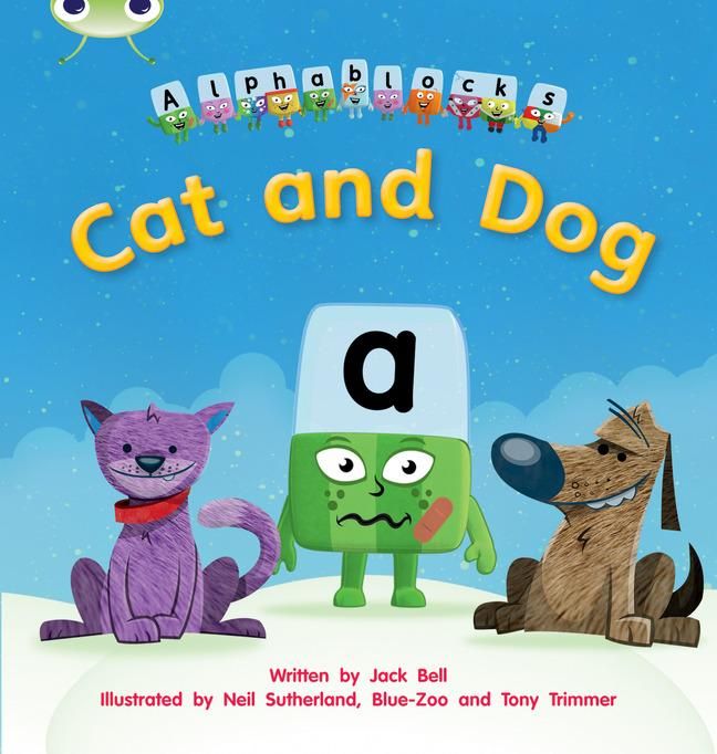 Produktbild: Bug Club Phonics - Phase 2 Unit 3: Alphablocks Cat and Dog