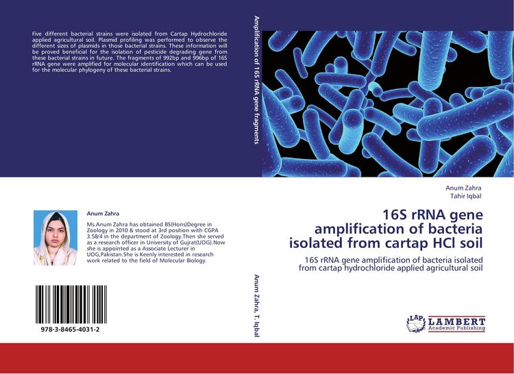 Produktbild: 16S rRNA gene amplification of bacteria isolated from cartap HCl soil