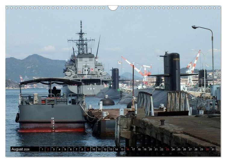 Produktbild: U-Boote - Milit&auml;rische Unget&uuml;me (Wandkalender 2026 DIN A3 quer), CALVENDO Monatskalender