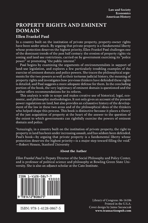 Produktbild: Property Rights and Eminent Domain