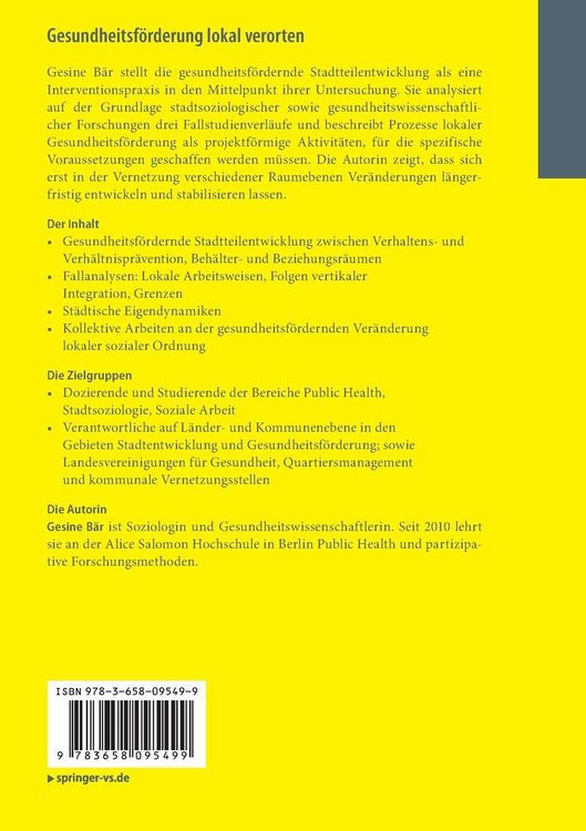 Produktbild: Gesundheitsf&ouml;rderung lokal verorten