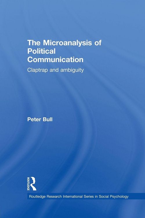 Produktbild: The Microanalysis of Political Communication