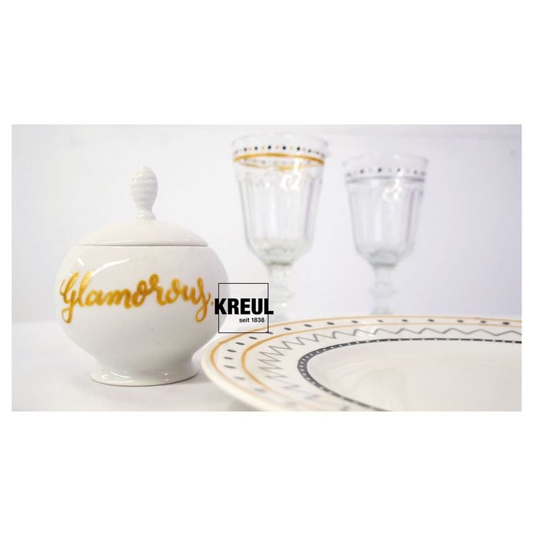 Produktbild: KREUL Glass & Porcelain Pen 4er Set Glamour