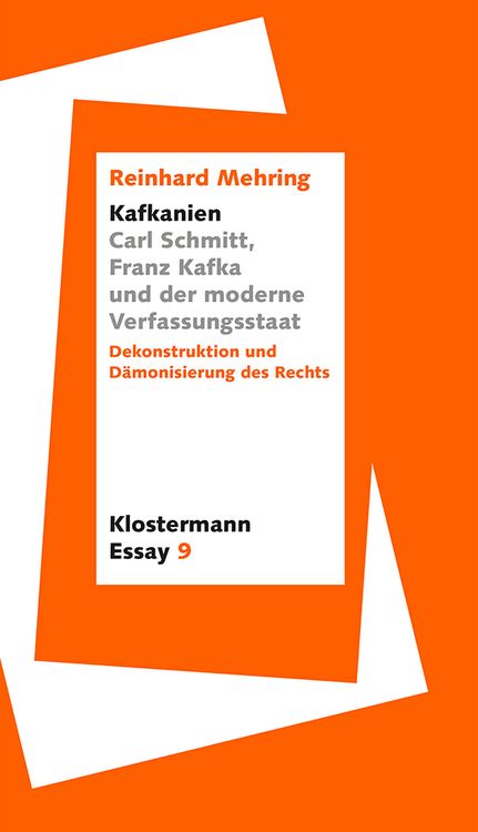 Produktbild: "Kafkanien". Carl Schmitt, Franz Kafka und der moderne Verfassungsstaat
